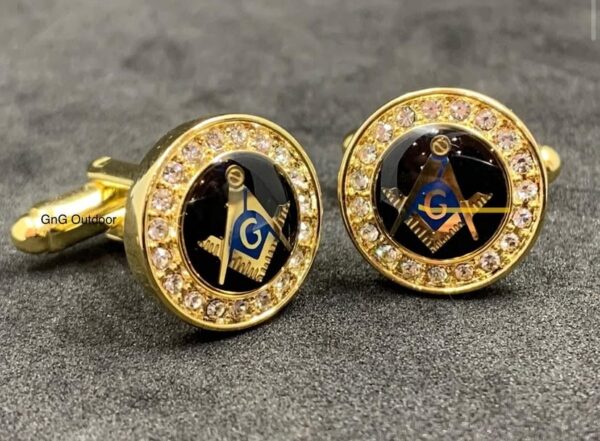 Square and Compass Cufflinks