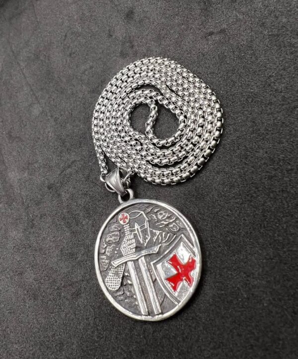 Masonic Knights Templar Pendant - Image 3