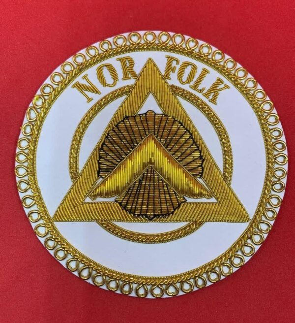 Masonic Hand Embroidered Apron Badges - Image 5