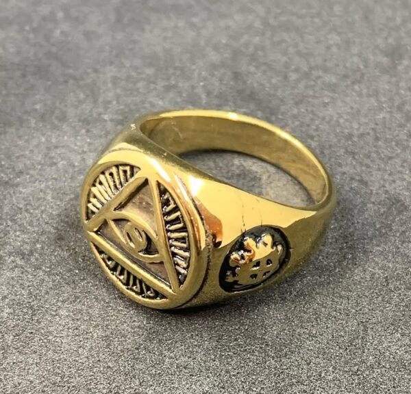 Masonic All Seeing Eye Ring - Image 3