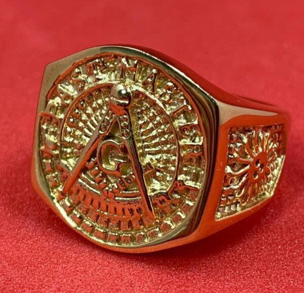 Night Templar Seal Gold Ring