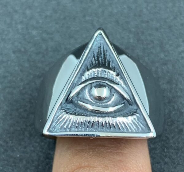 Masonic All Seeing Eye Ring - Image 6