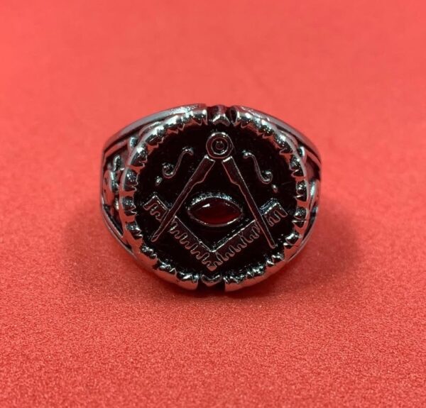 Masonic Square and Compass Ring - Image 10