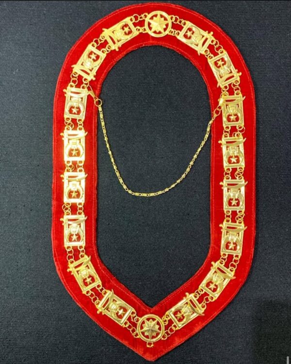 Knights Templer Gold Chain Collar - Image 8