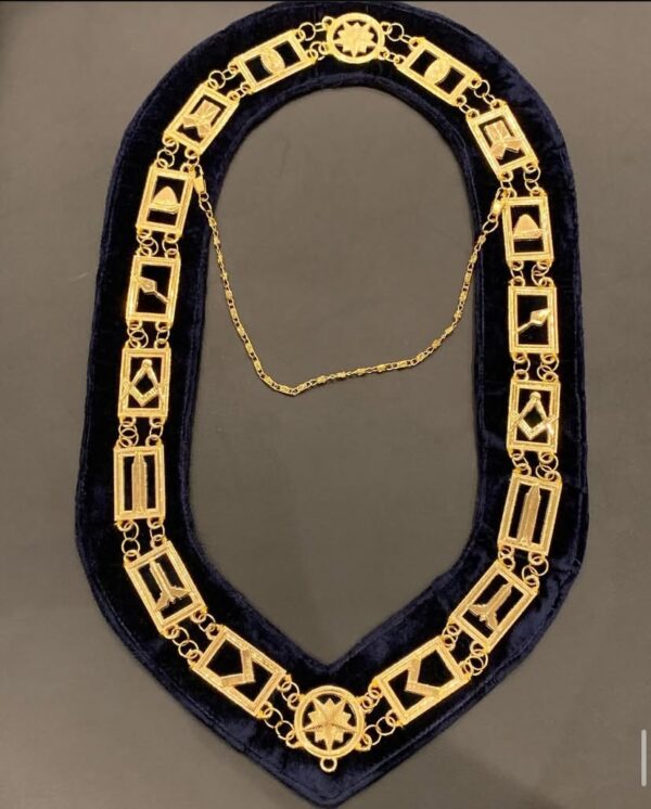 Knights Templer Gold Chain Collar - Image 9