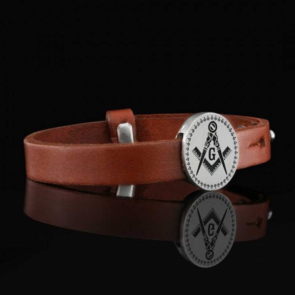 Masonic Leather Bangles - Image 2